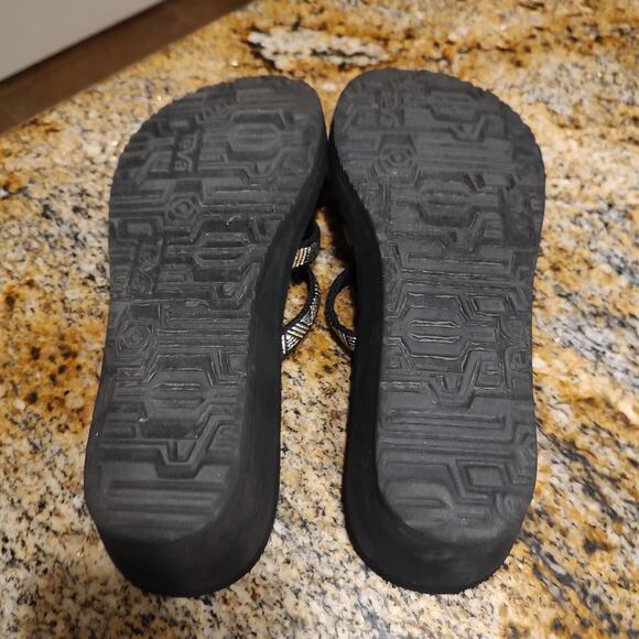 Teva Flip Flop Women's Mush Mandalyn Wedge Ola 2 Agave Size 8 - Picture 5 of 6